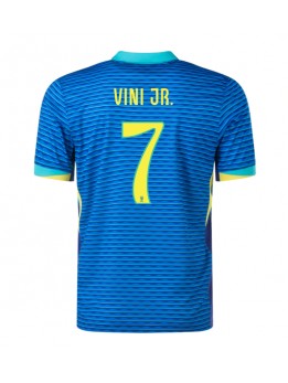 Brazil Vinicius Junior #7 Gostujuci Dres Copa America 2024 Kratak Rukavima